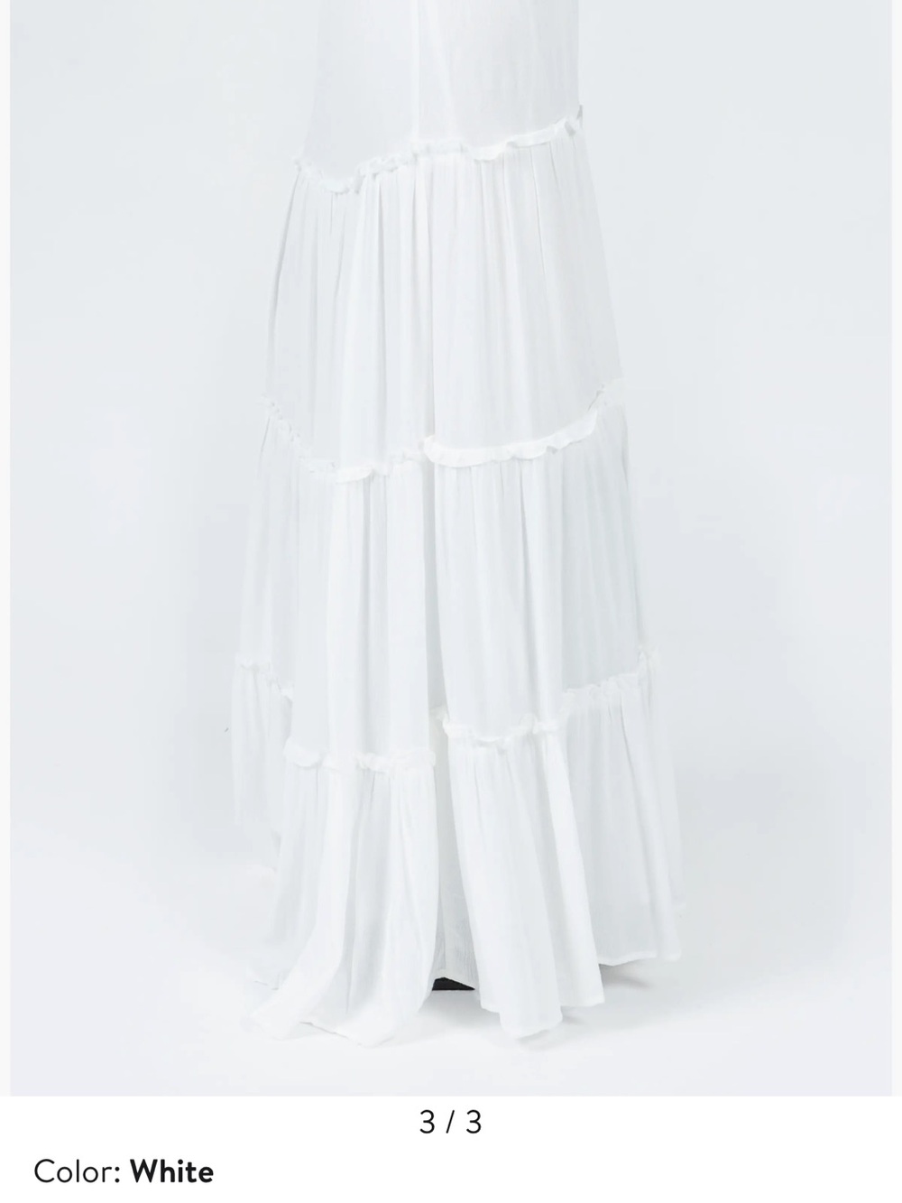 Princess Polly Miriah Maxi Skirt White - XS / US 2 - Picture 4 of 7